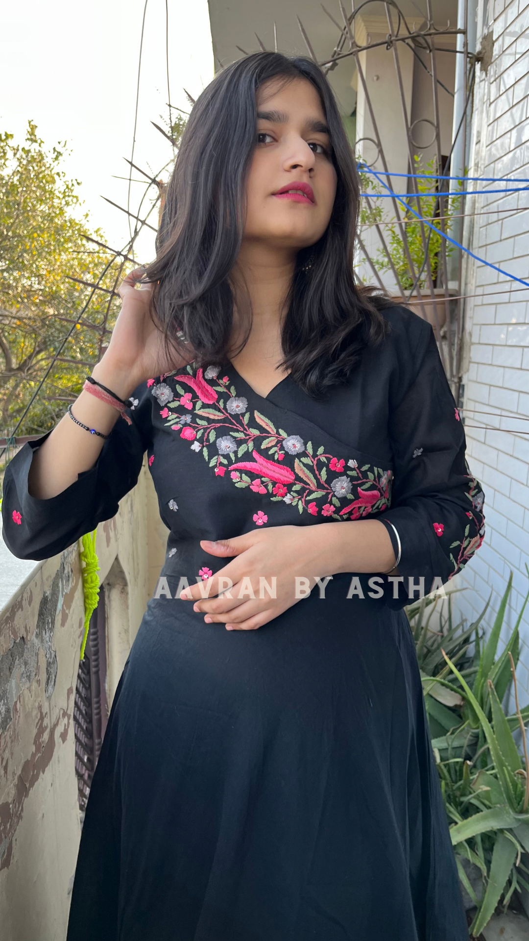 Sugandh, a very pretty gown