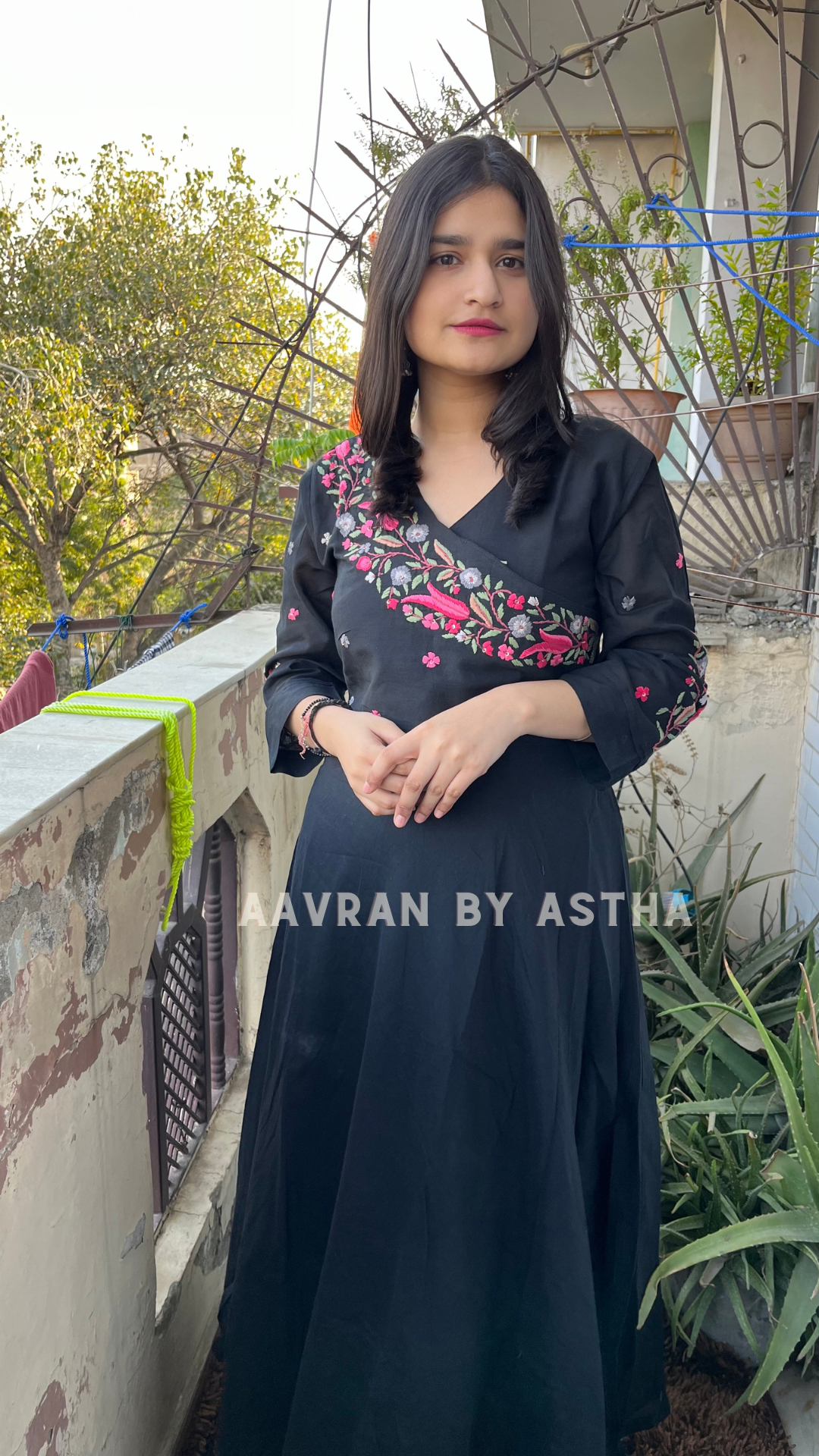 Sugandh, a very pretty gown
