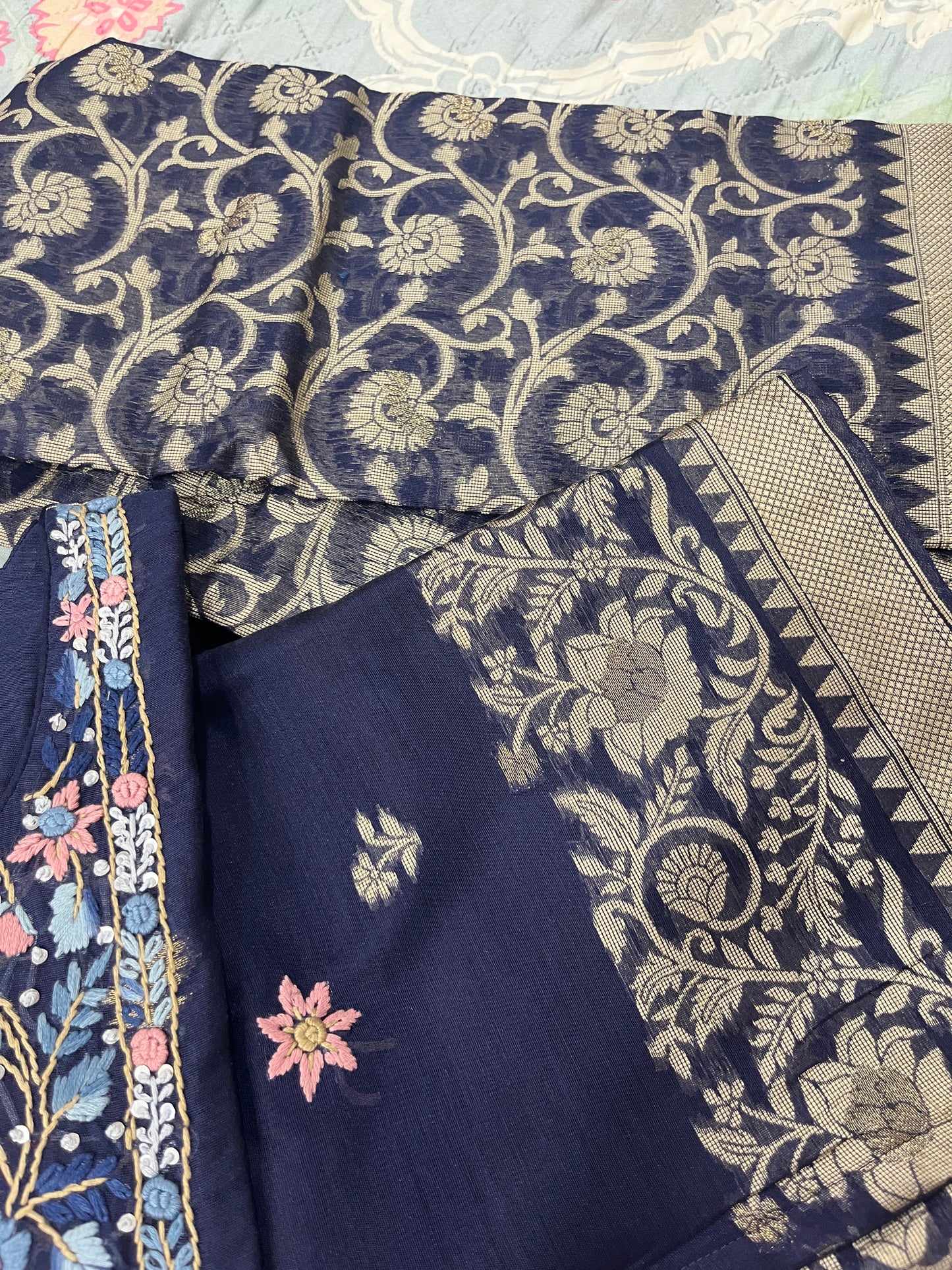Niharika 3 piece suit set.