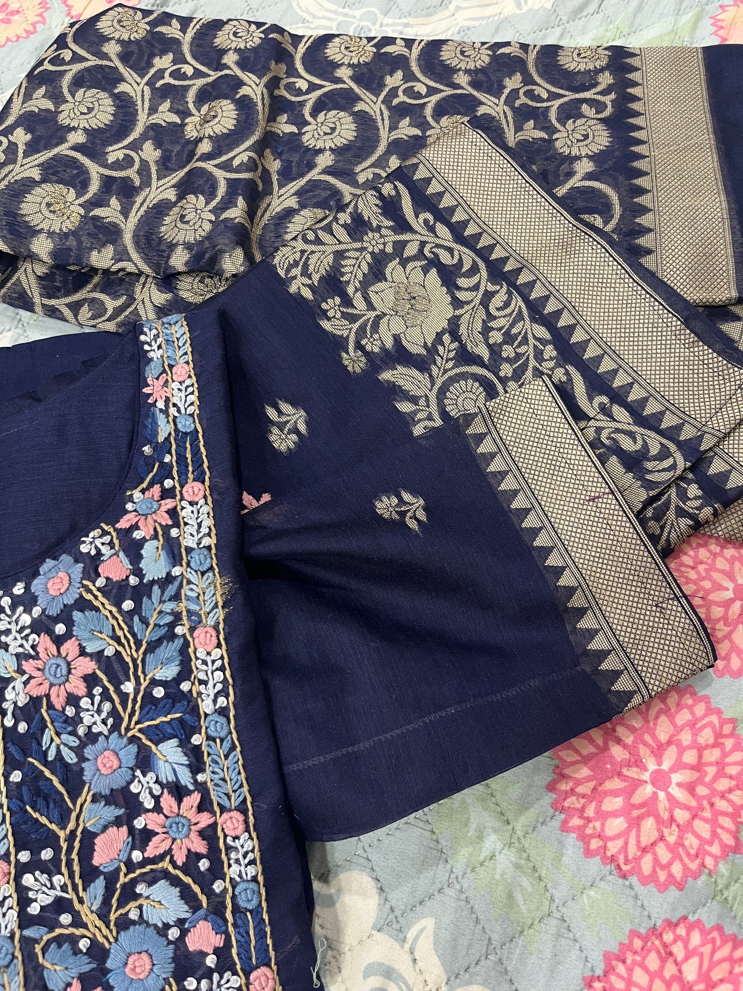 Niharika 3 piece suit set.