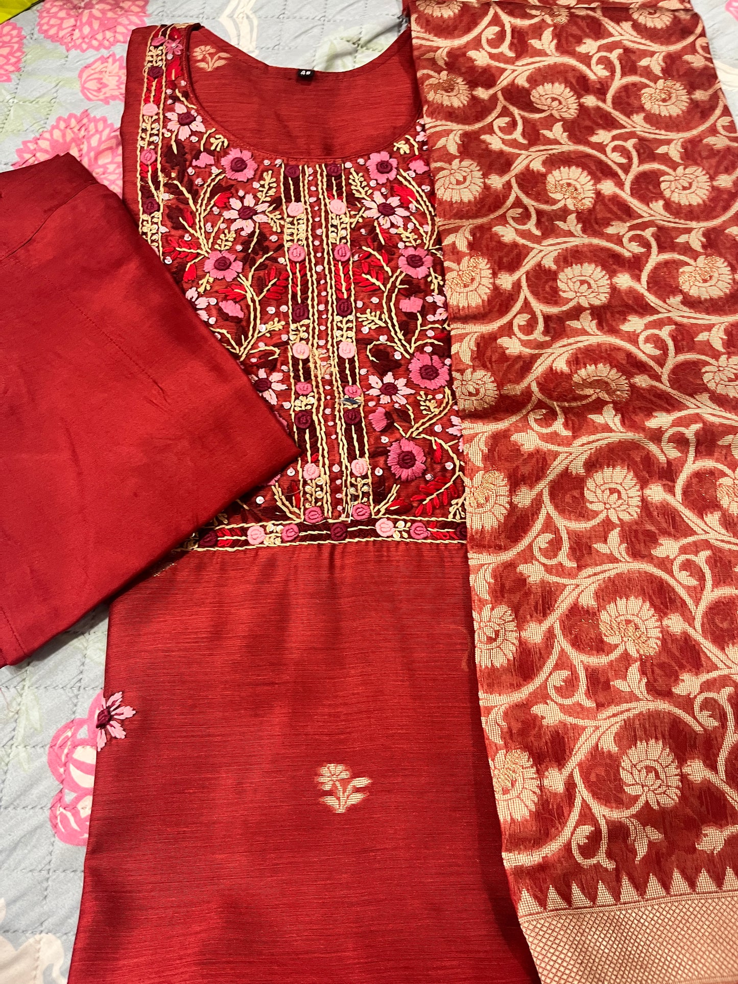 Niharika 3 piece suit set.