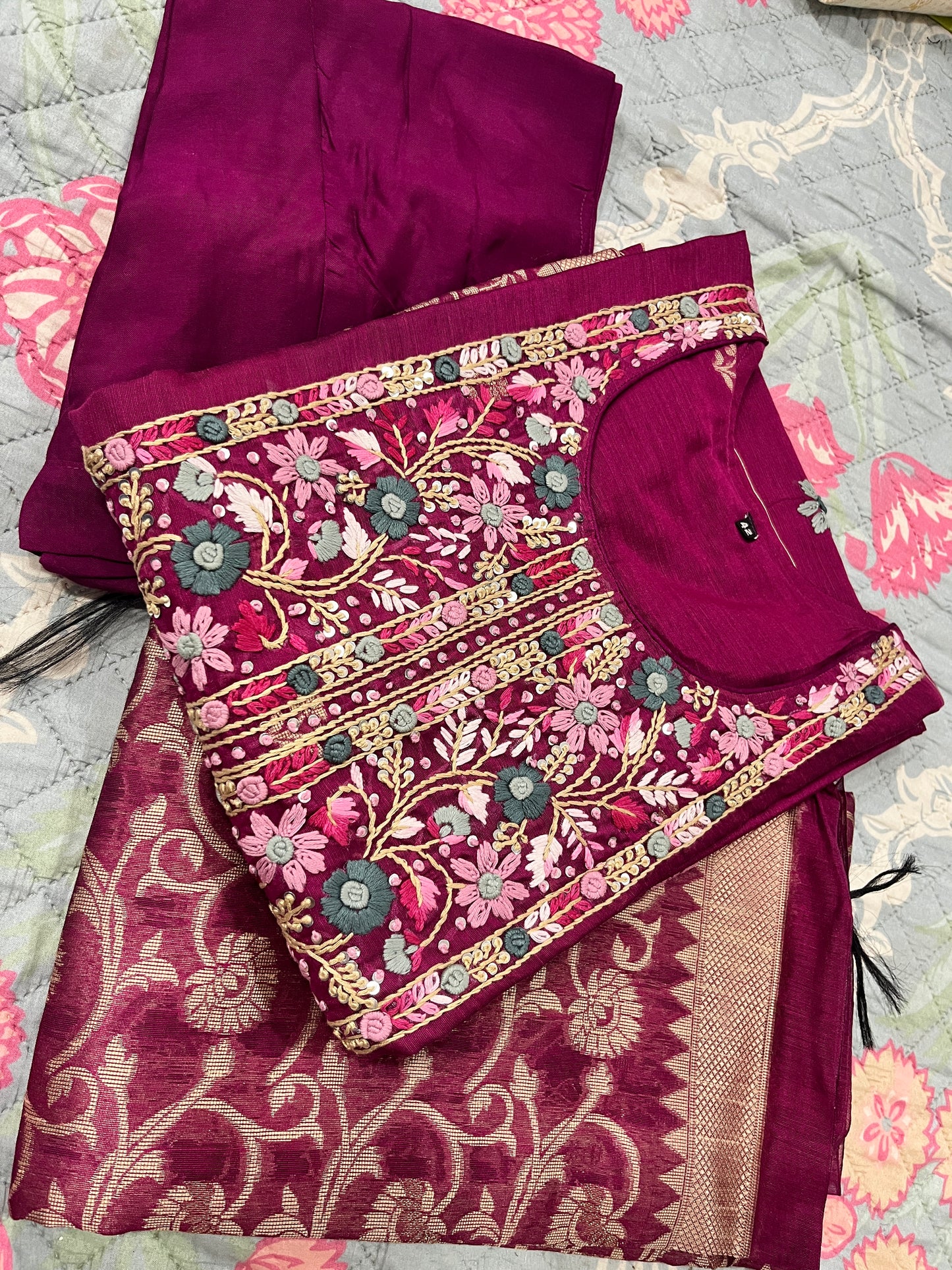 Niharika 3 piece suit set.