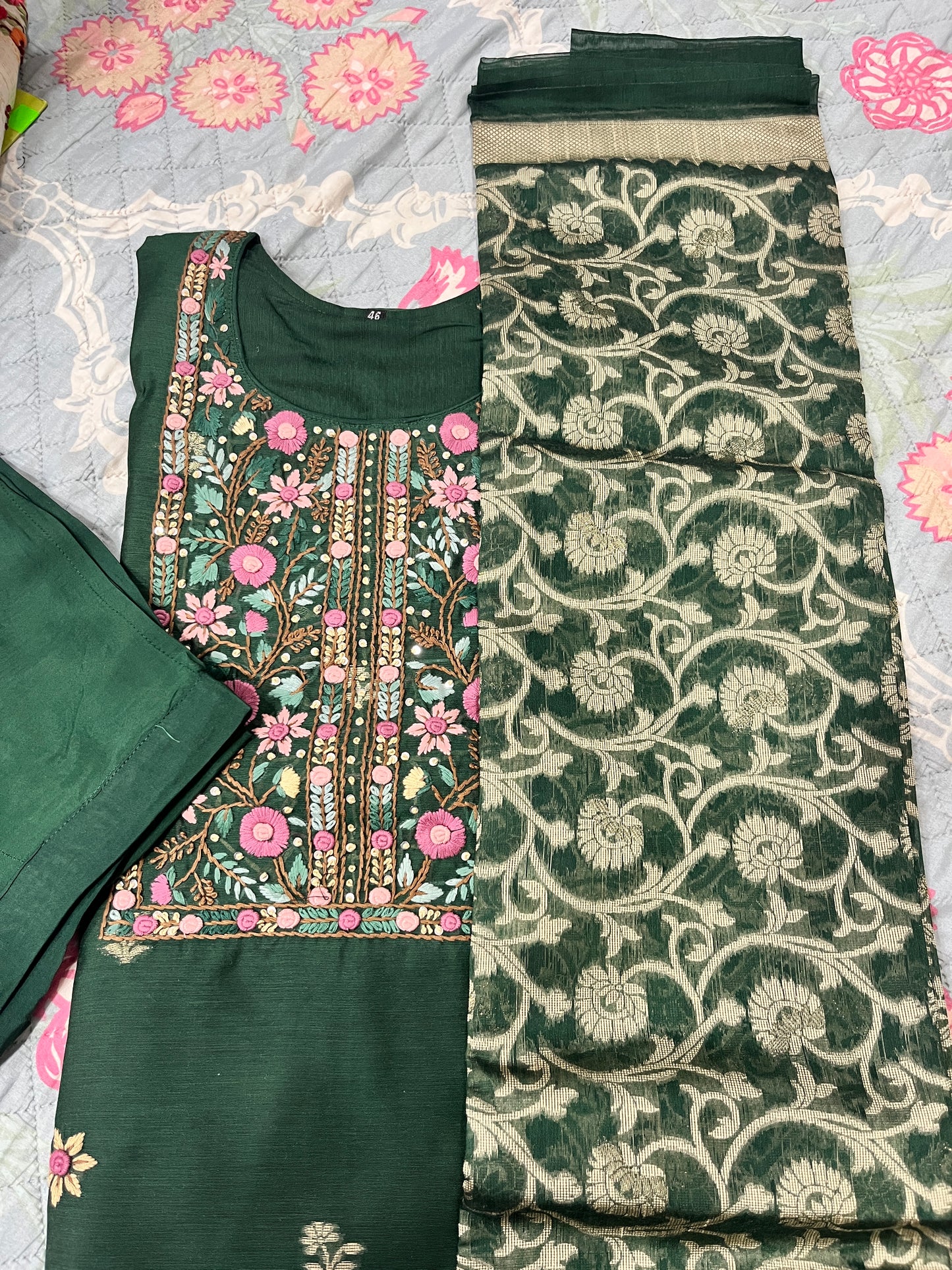Niharika 3 piece suit set.