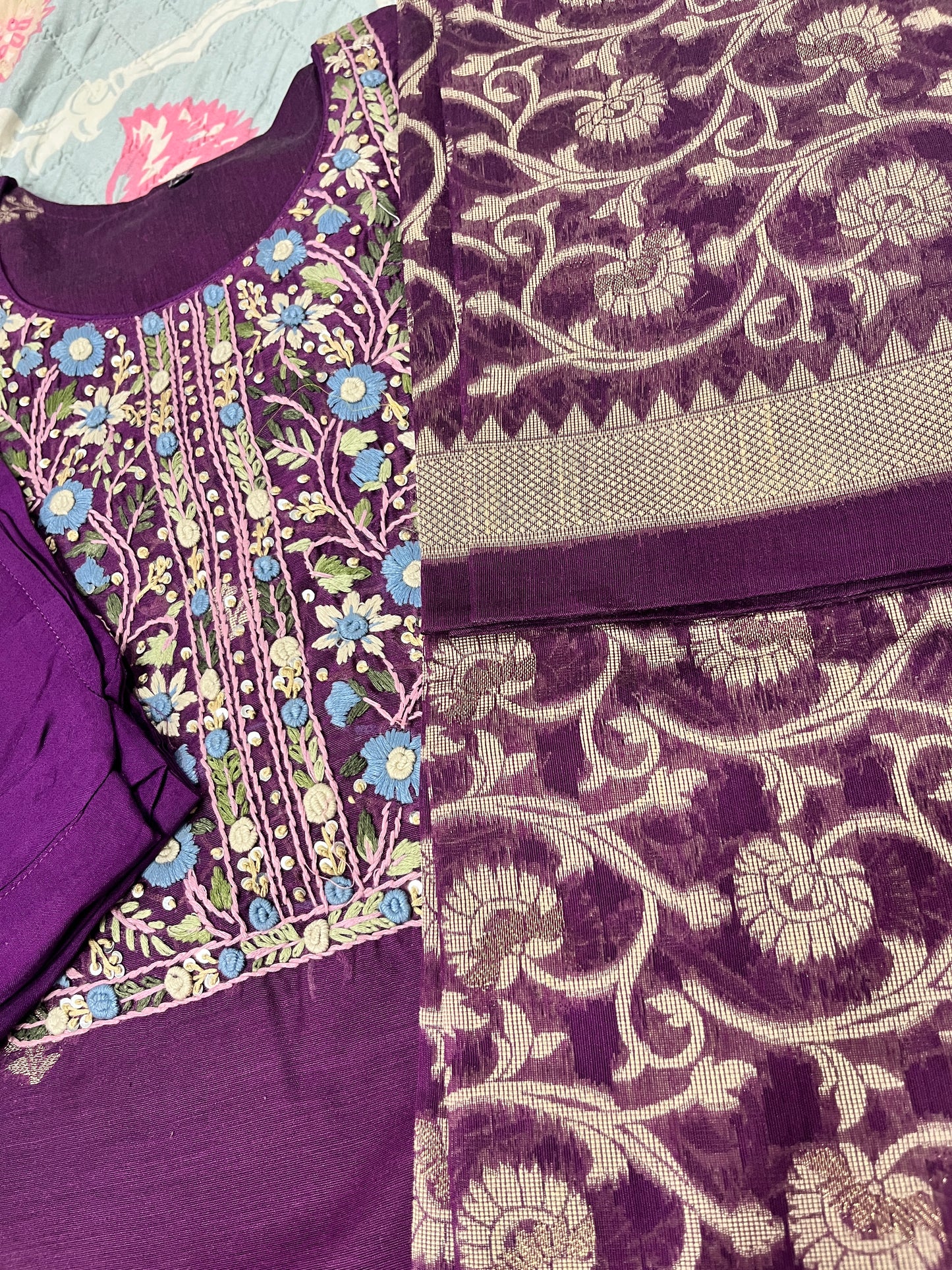 Niharika 3 piece suit set.