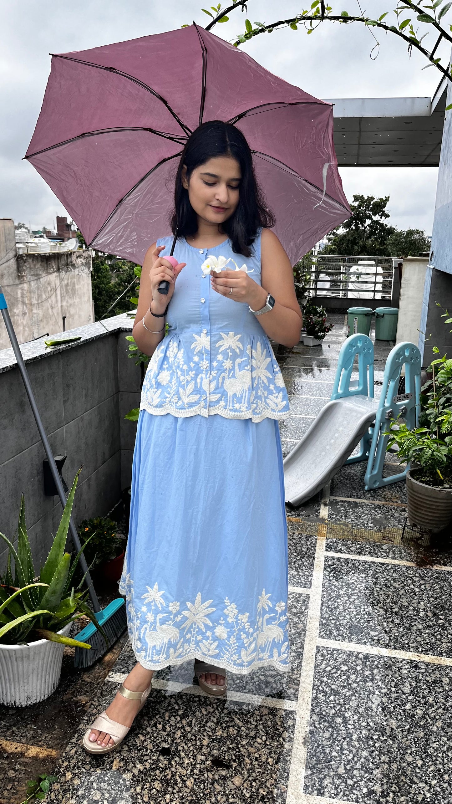 Neelakshi Skirt top set