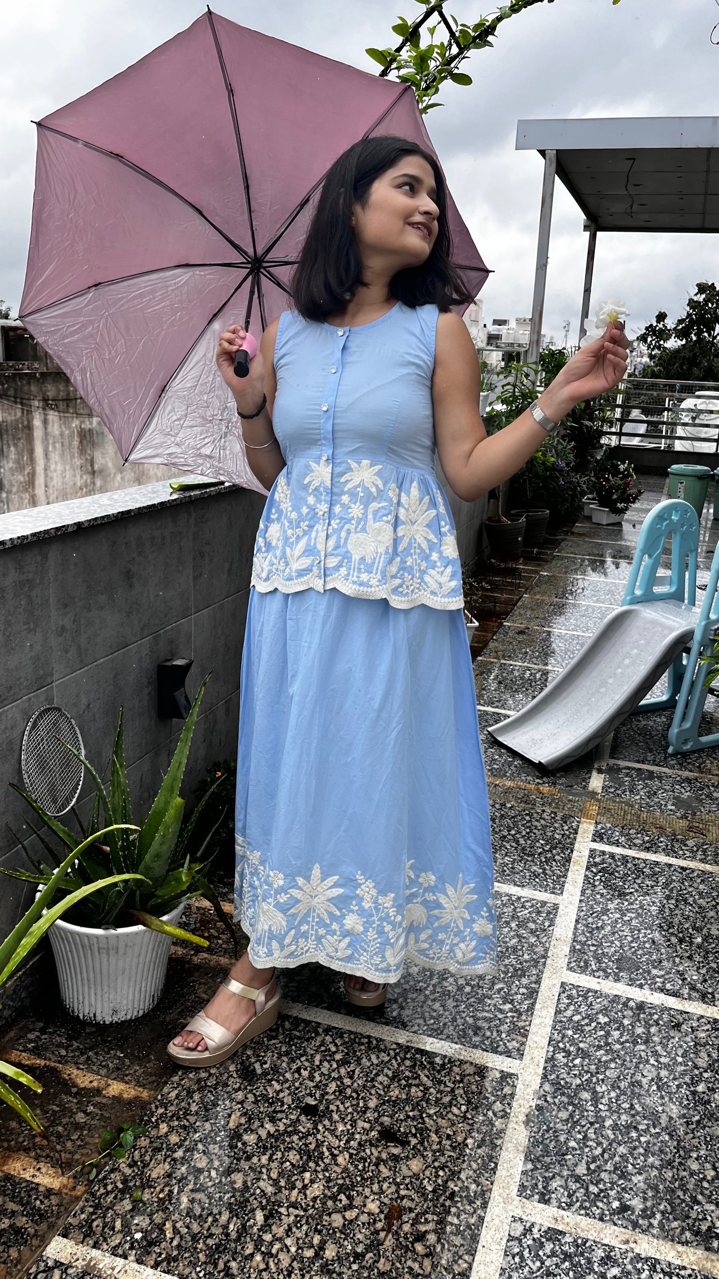 Neelakshi Skirt top set