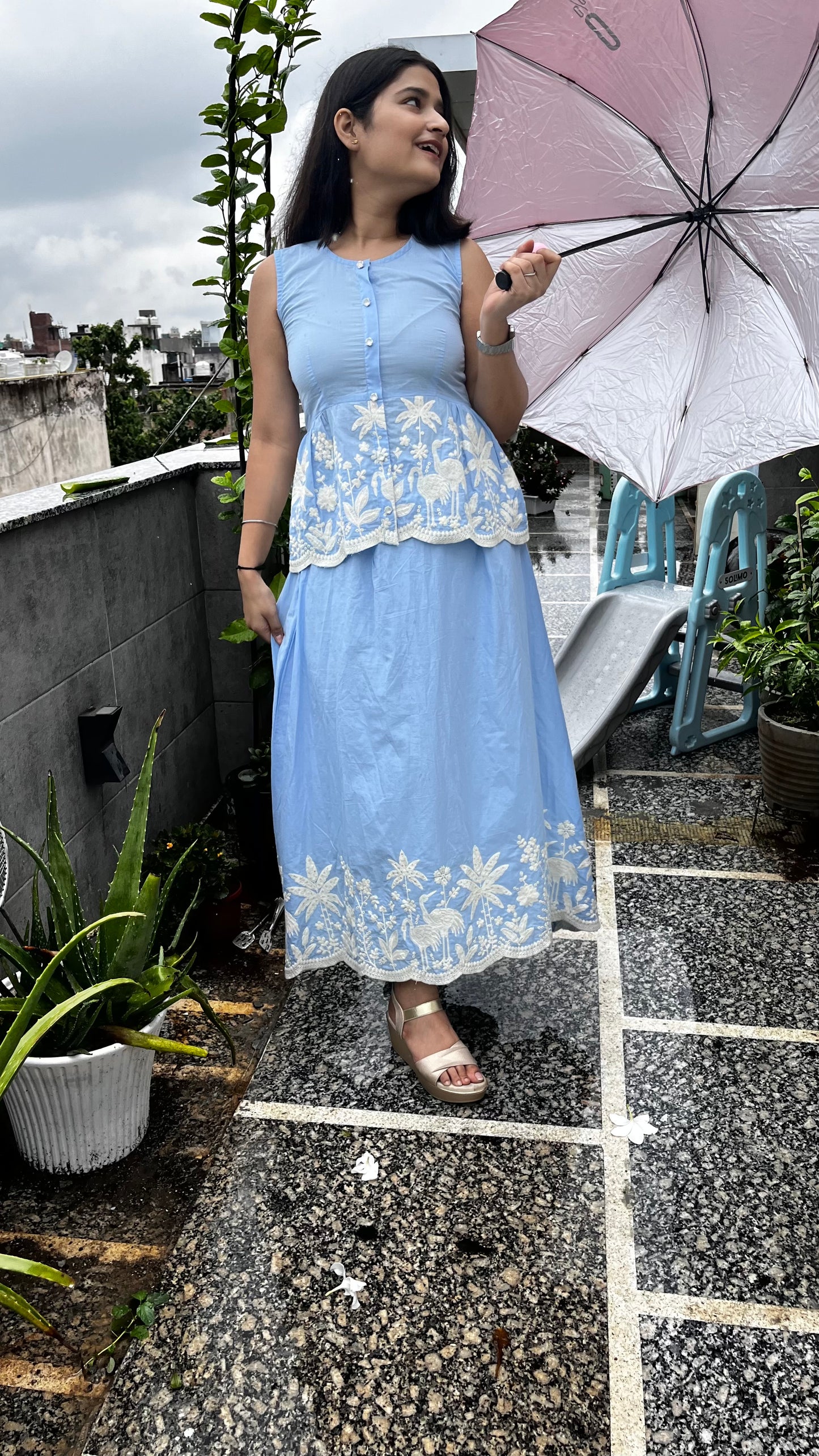 Neelakshi Skirt top set
