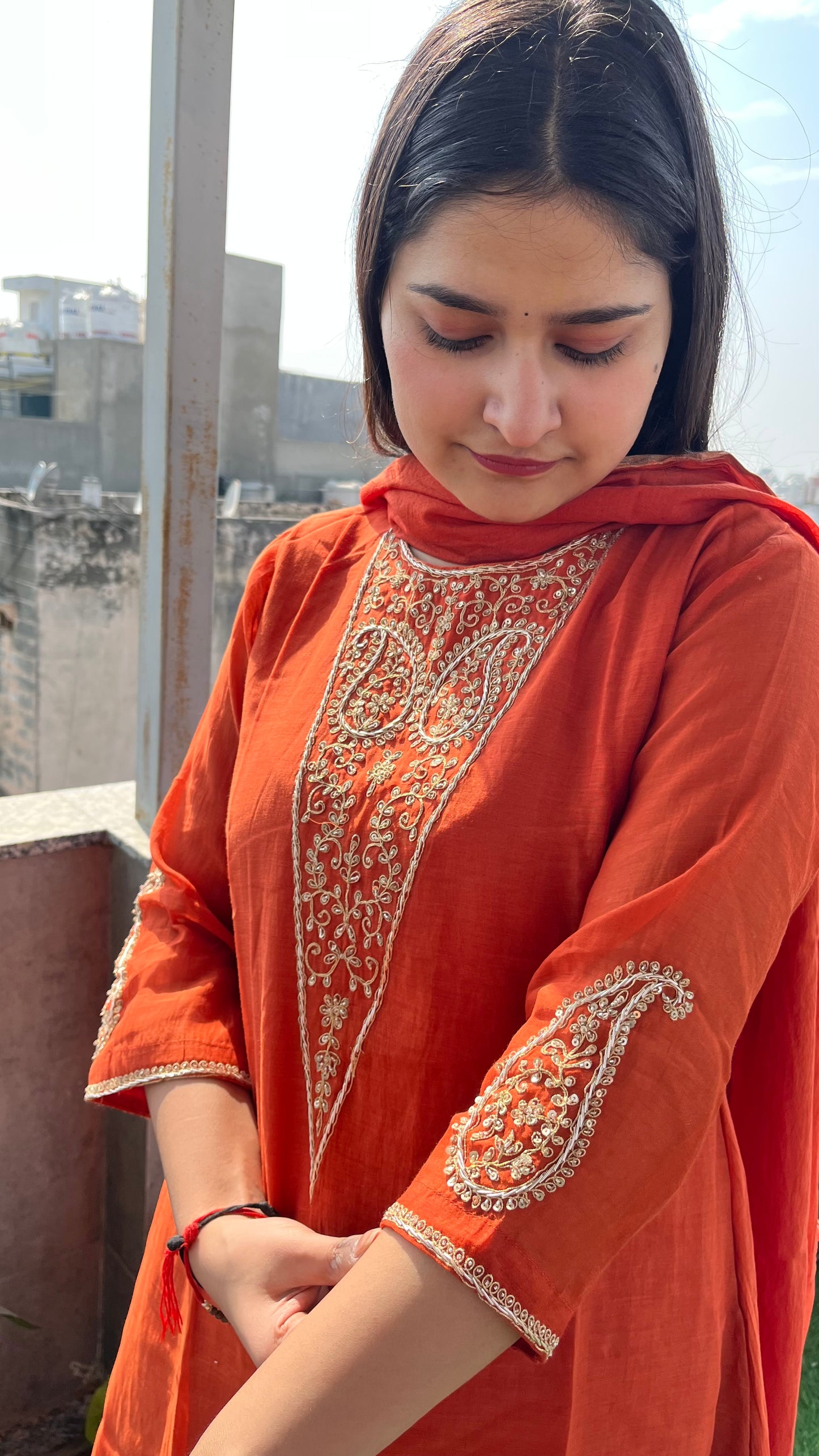 Aaroshi Mul Chanderi Set