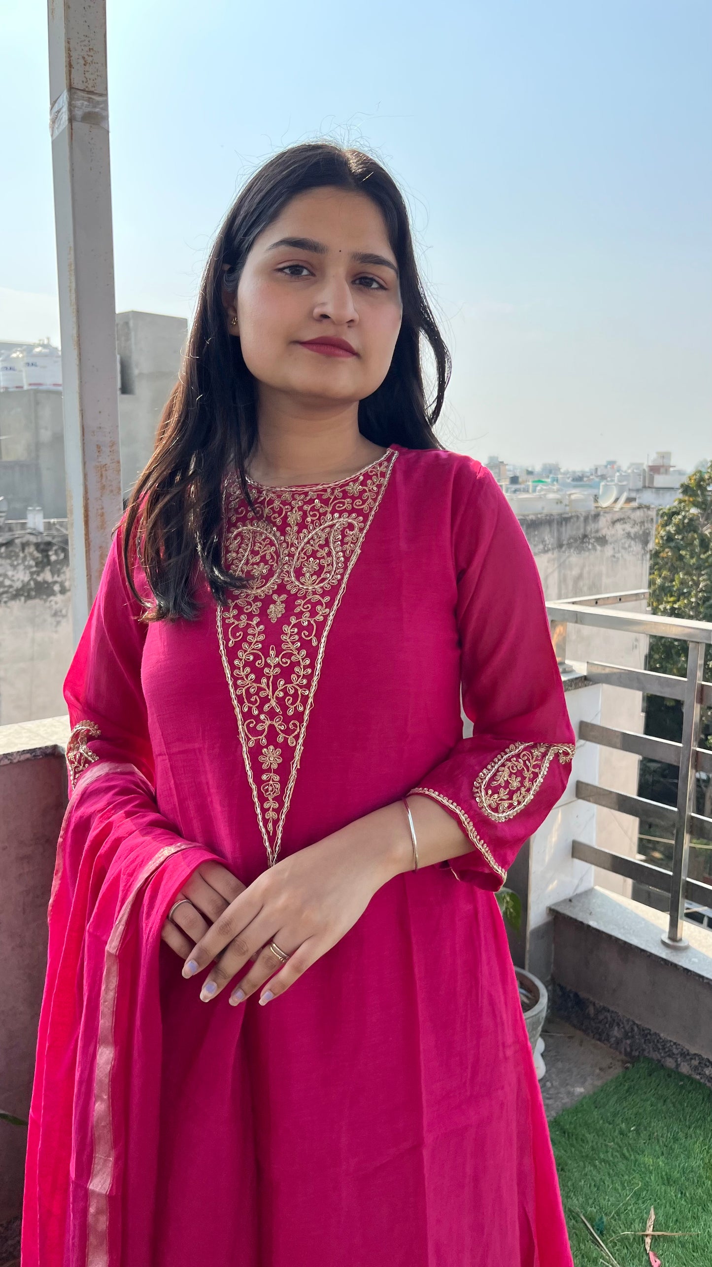 Aaroshi Mul Chanderi Set