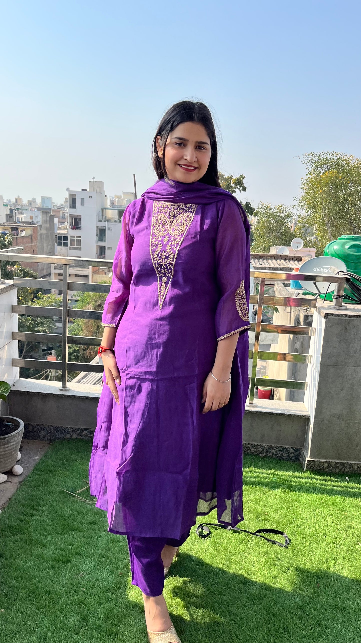 Aaroshi Mul Chanderi Set