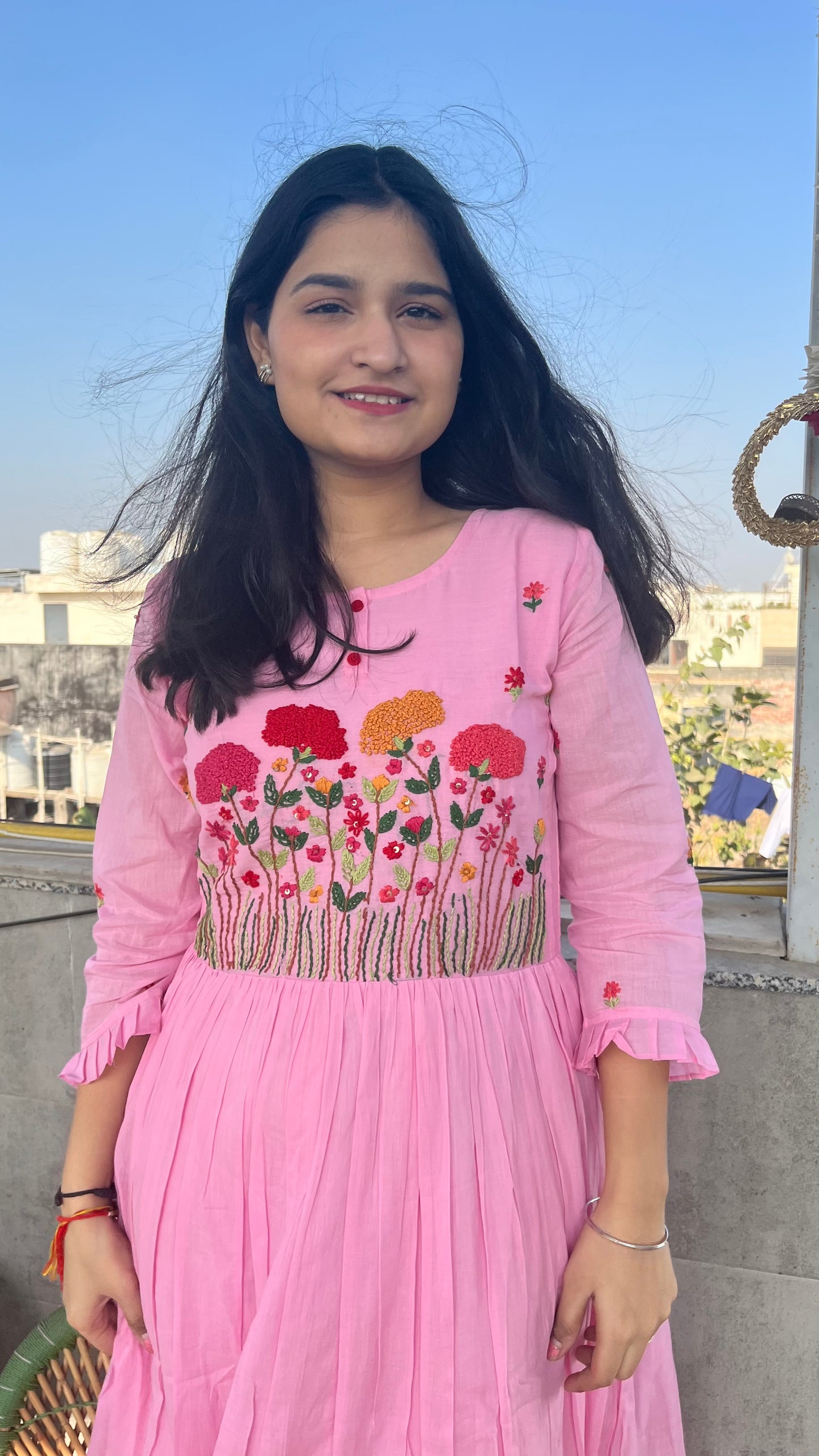 Juhi mul mul gown