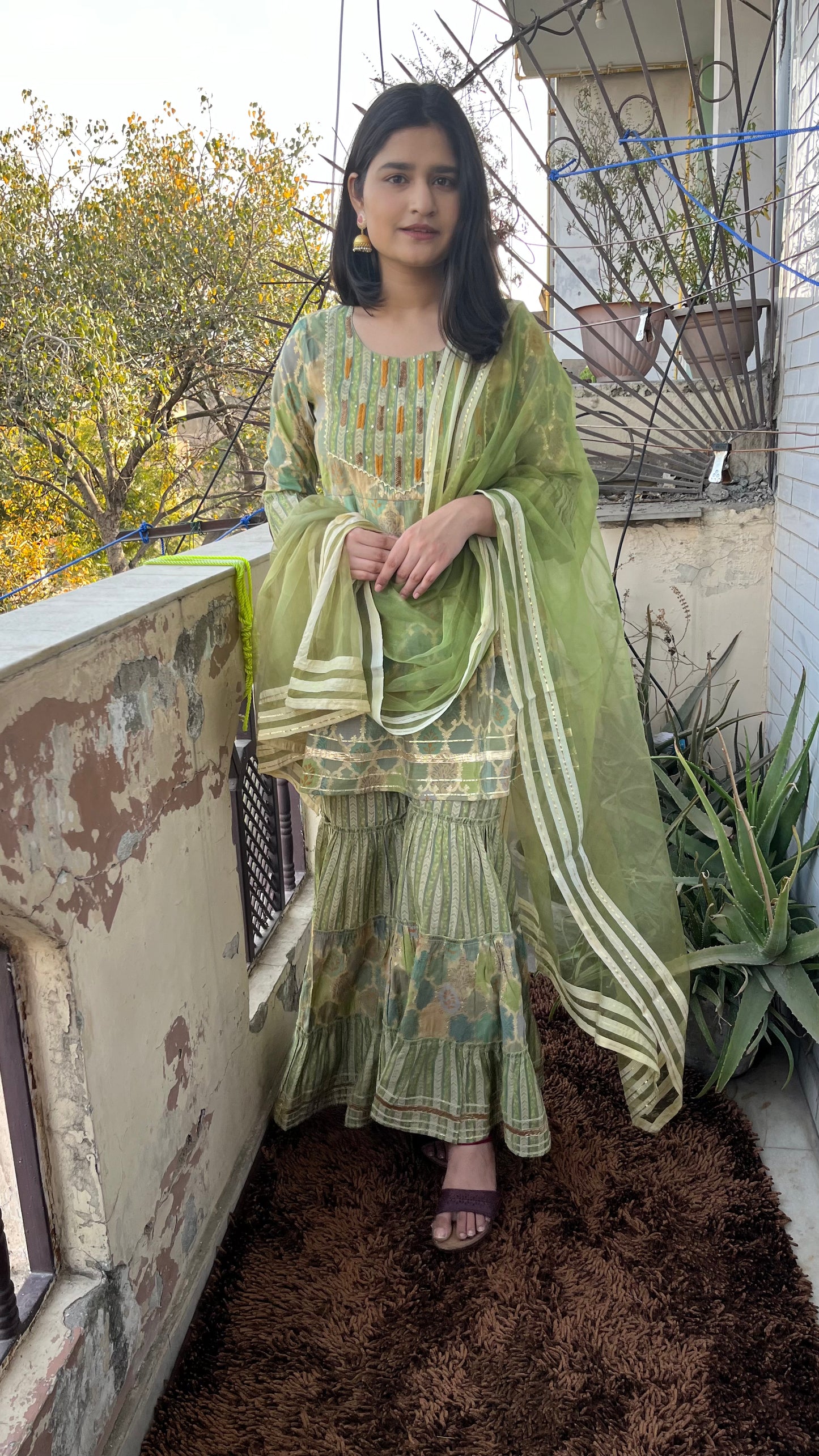 Anu 3 piece sharara set