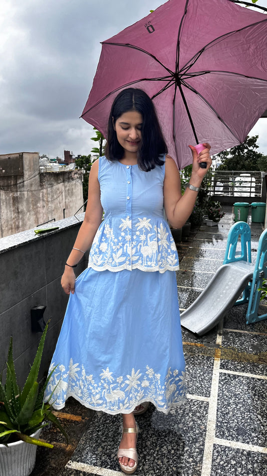 Neelakshi Skirt top set