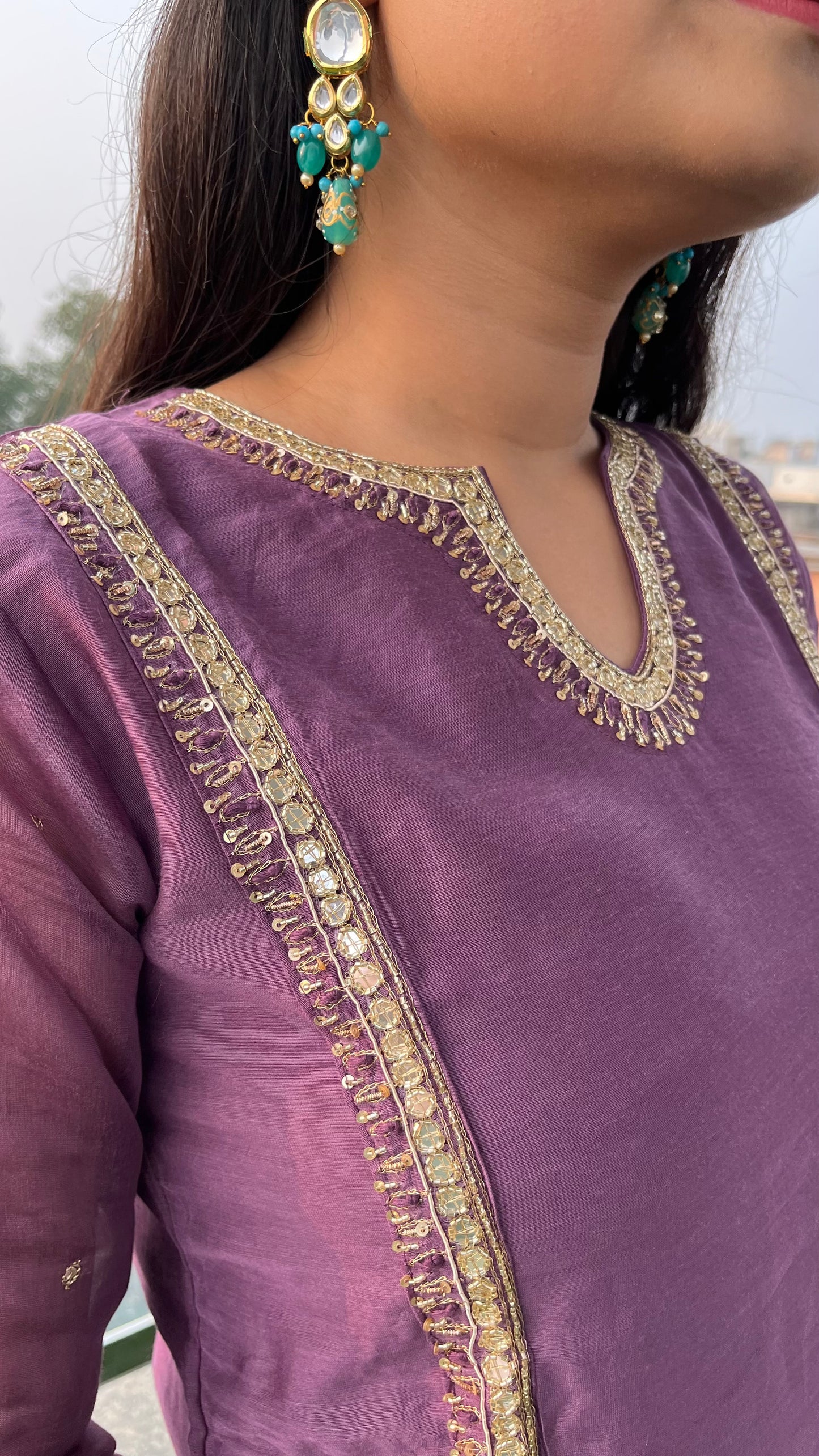 Aparna mul chanderi coord set