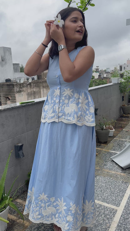 Neelakshi Skirt top set