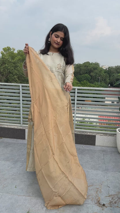 Chahat: Premium feature Kanjivaram top and bottom set